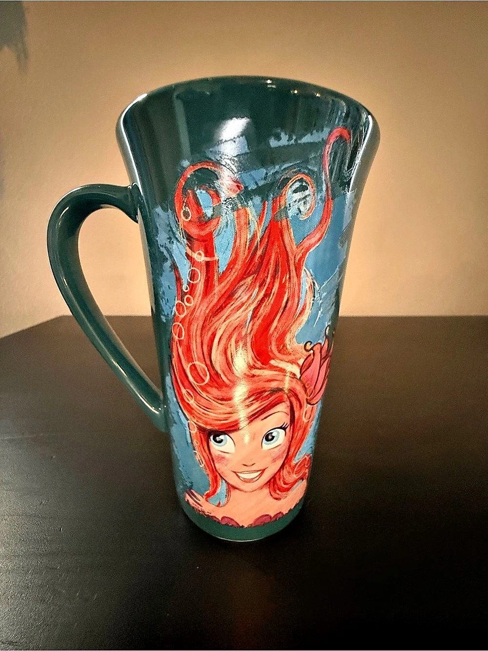 Disney Art of Ariel 16 Oz Tall Latte Mug Retired Little Mermaid
